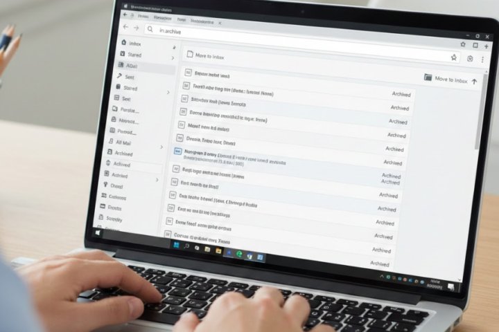 how to find archived emails in gmail​