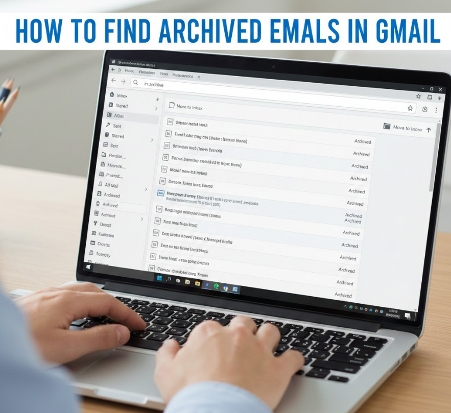 how to find archived emails in gmail​