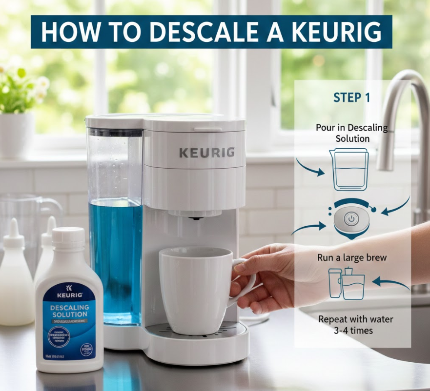 how to descale a keurig​
