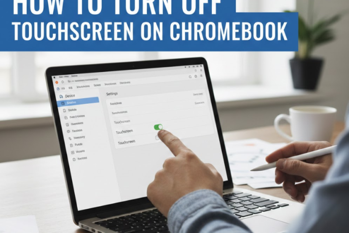 how to turn off touchscreen on chromebook​