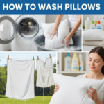 how to wash pillows​