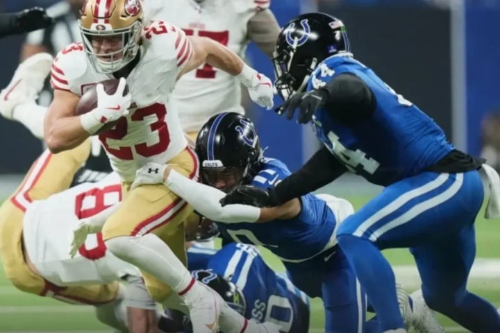 49ers vs colts match player stats