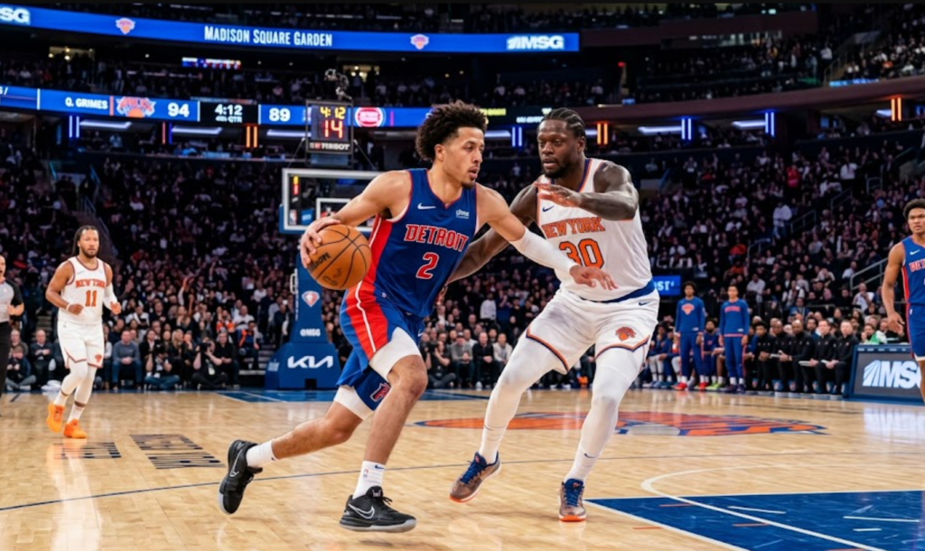 Detroit Pistons vs Knicks Match Player Stats