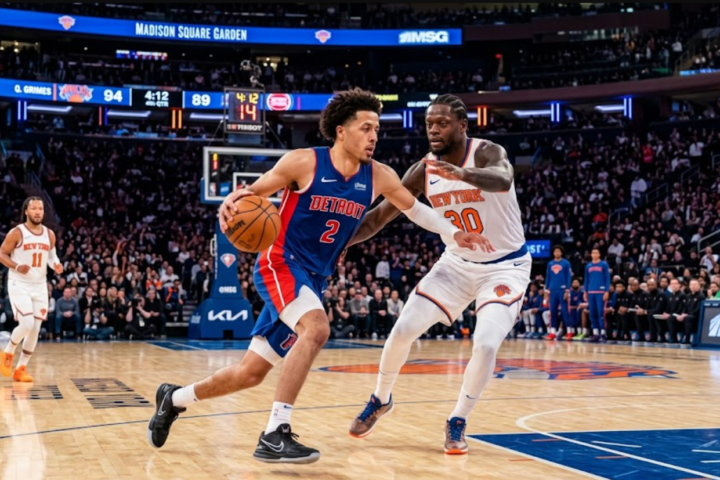 Detroit Pistons vs Knicks Match Player Stats